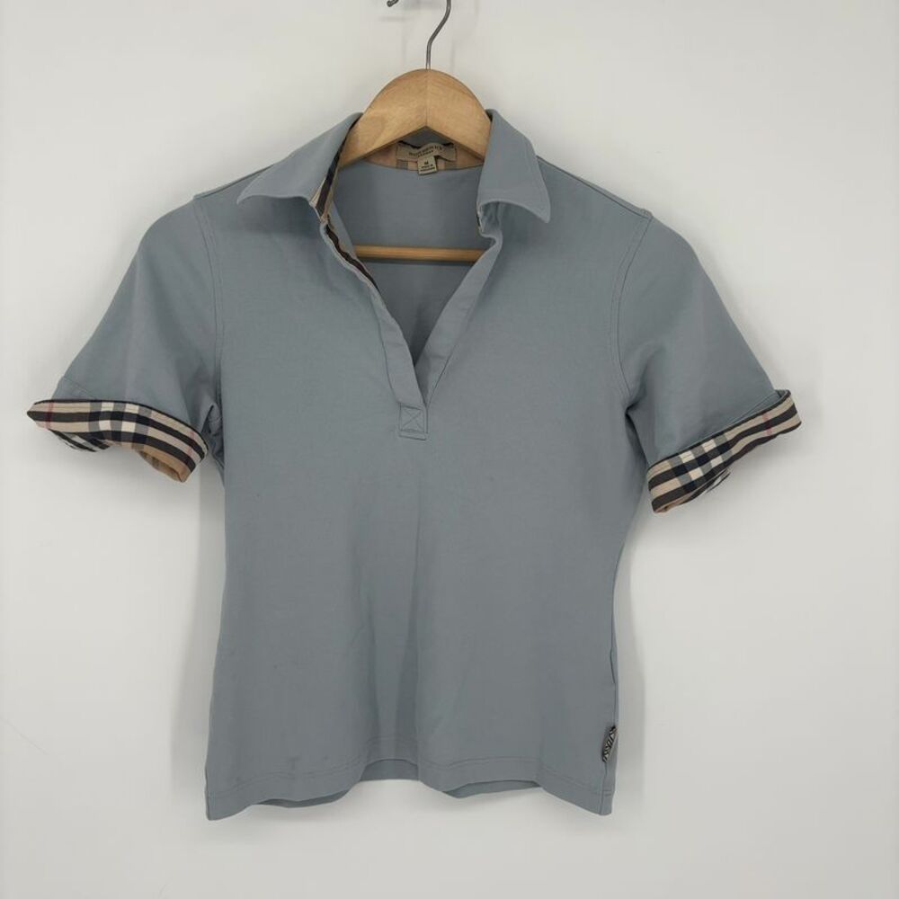 Burberry Light Blue Polo Shirt